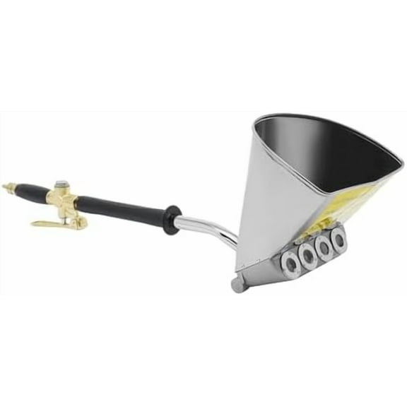4 Jet Pneumatic Cement Stucco Sprayer Gun, 201 Stainless Steel Cement Mortar Sprayer Gun, 5L Capacity Wall Paint Spray Gun, Wall Plastering Tool House Paint$$Tools & Hardware Other