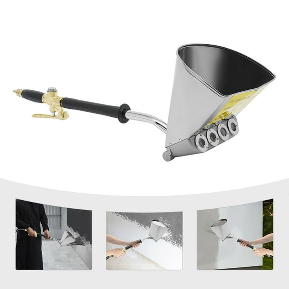 4 Jets Stucco Sprayer Cement Plaster for Wall Mortar Spray Hopper Gun Paint Gun
