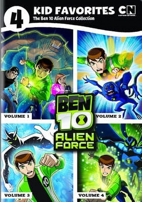 Ben 10 Alien Force Cartoon Network TV Series (8 Volume + 4 Movies) NEW DVD  SET