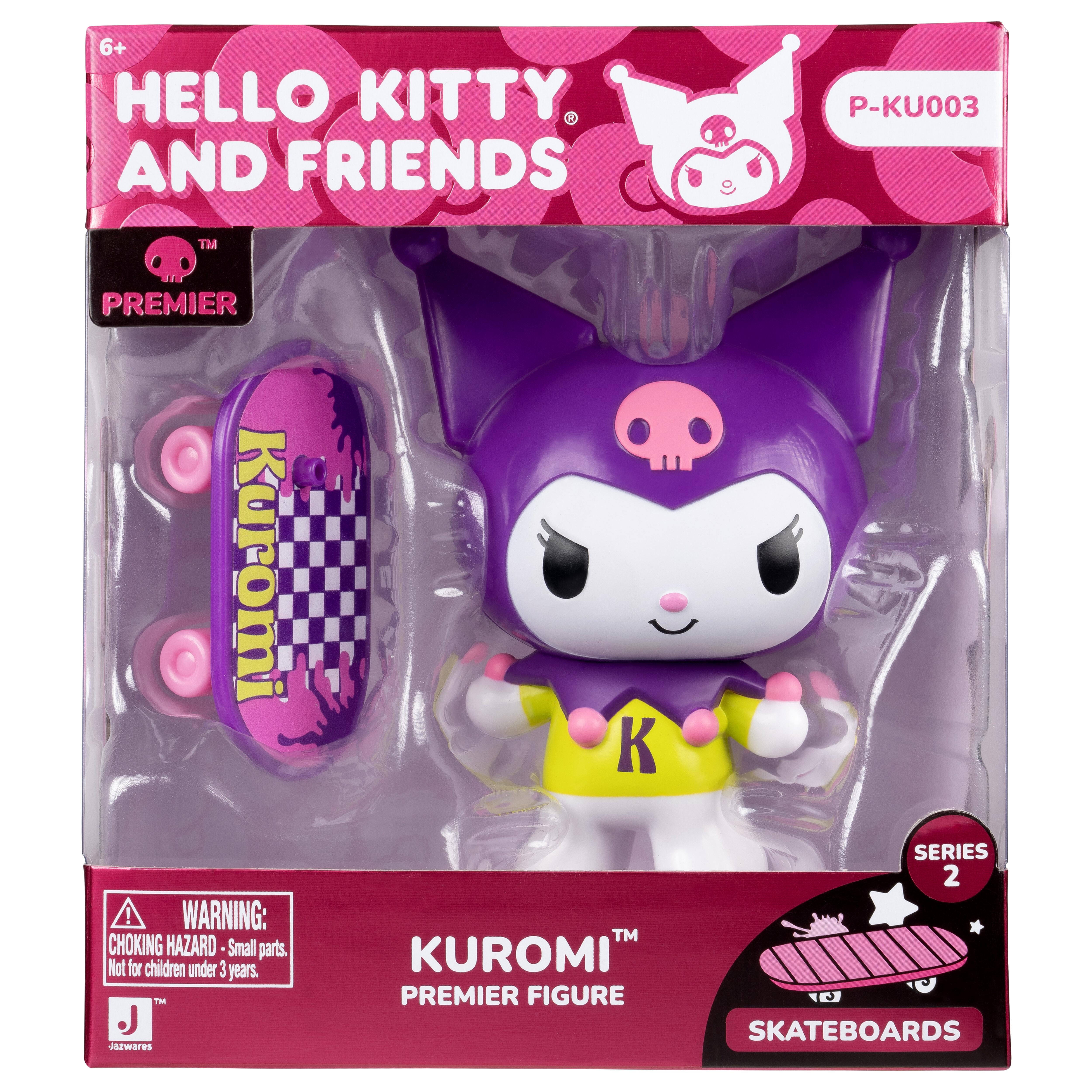 Hello Kitty and Friends - Premier Kuromi Skateboard 4 inch Figure