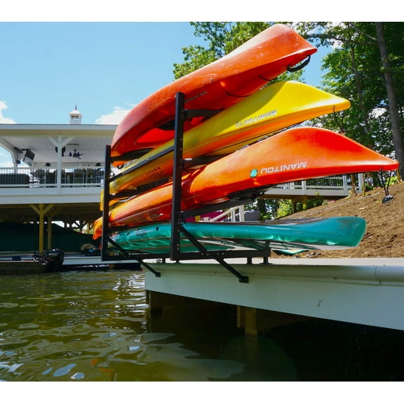 Over The Water Kayak Storage, Outdoor Kayak Rack for Docks, Attaches to Boat Dock