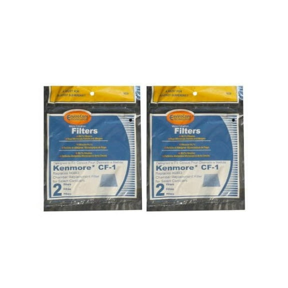 Kenmore Progressive|Whispertone Vacuum Cleaner Filters for Kenmore, MCV9568, AC37KAKTZ000 (4 Pack)