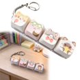 thumbnail image 1 of 4-Key Cat Themed Keyboard Clicker Fidget,Cute Stress Relief Toy,Portable Keyboard Keychain for Daily Anxiety Relief, 1 of 7