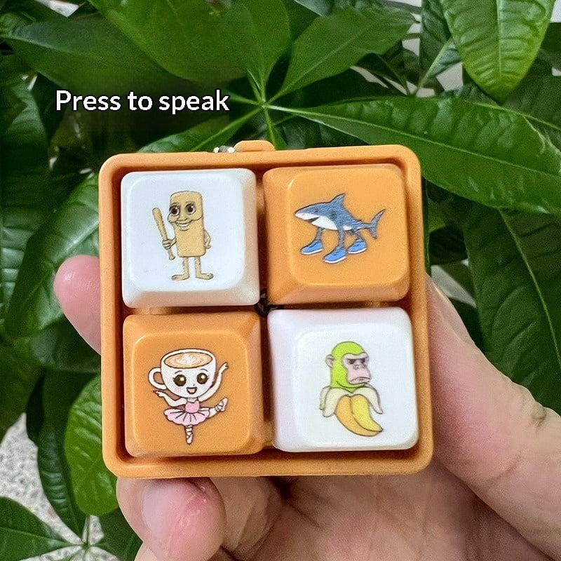4-Key Keyboard Fidget Toy - Sound Keychain - Walmart.com