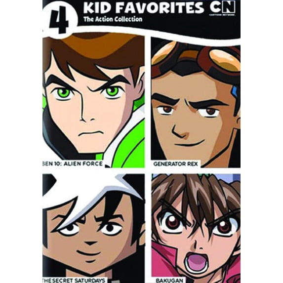 4 Kid Favorites: Cartoon Network The Action Collection - Walmart.com