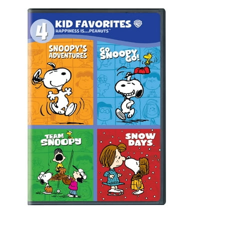 4 Kid Favorites: Happiness Is... Peanuts [4 Discs] [DVD]