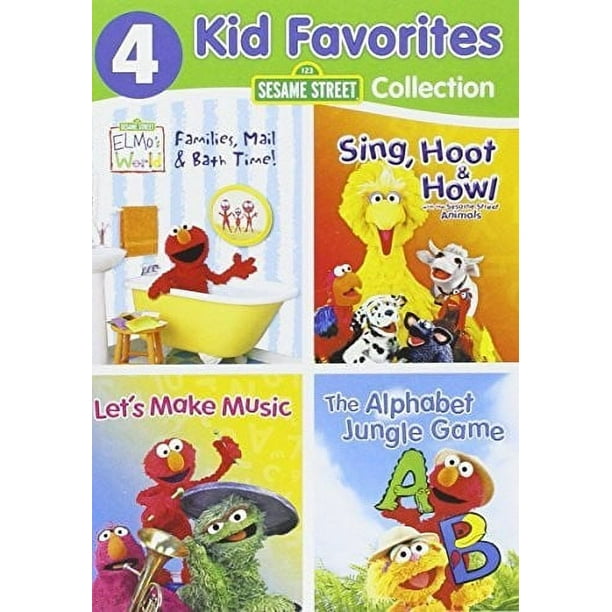 その他 4 Kid Favorites: Sesame Street [DVD] Sesame Street: 4 Kid Favorites - Elmo's World & Monster