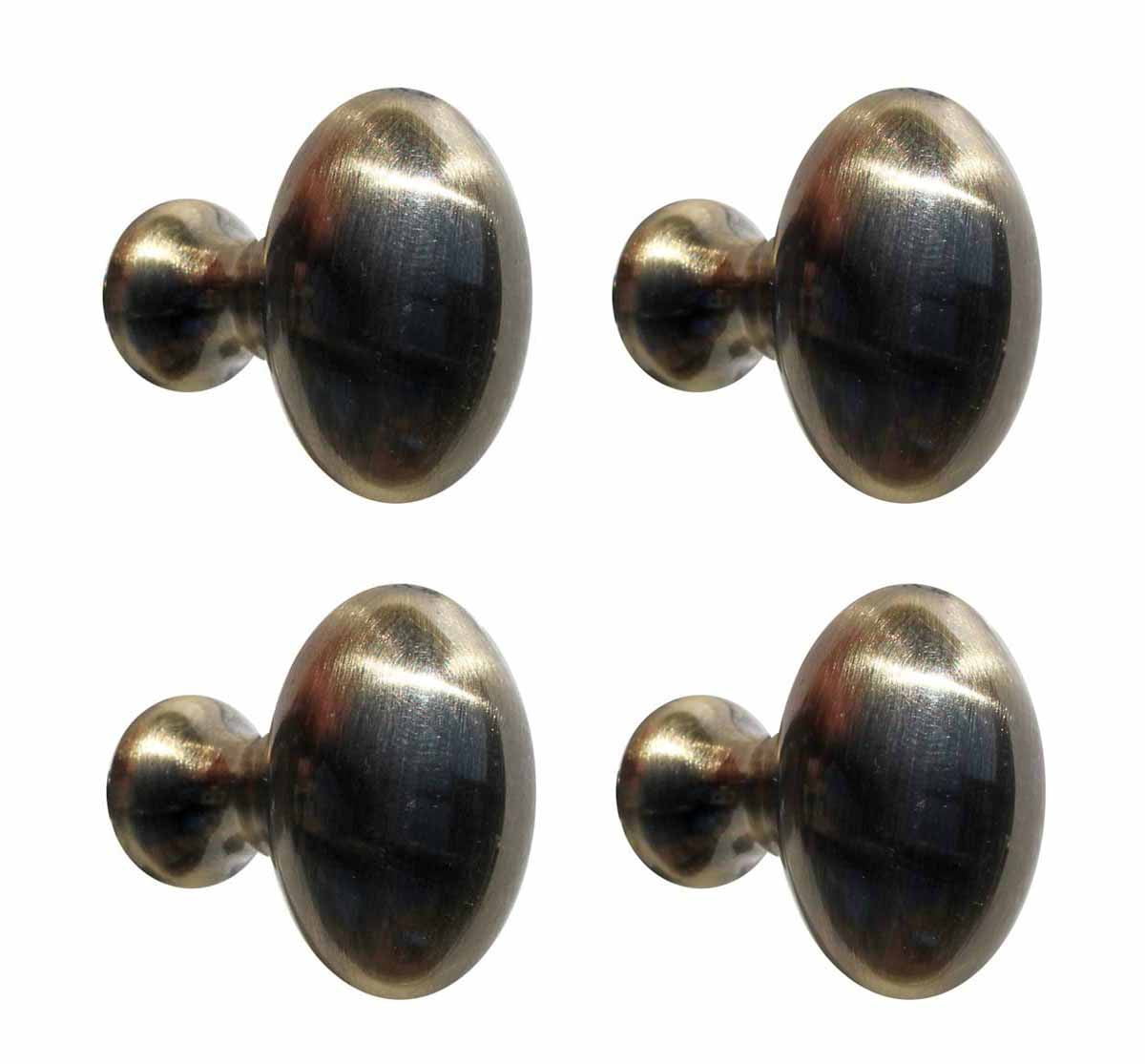4 Kitchen Cabinet Knob Antique Brass Door Pull Handle| Renovator's Supply