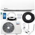 thumbnail image 1 of (4) Klimaire 9,000 BTtem with 10' Installation Kits and Wall Brackets (115V)U 21.5 SEER2 Ductless Mini Split Inverter A/C Heat Pump Sys, 1 of 7