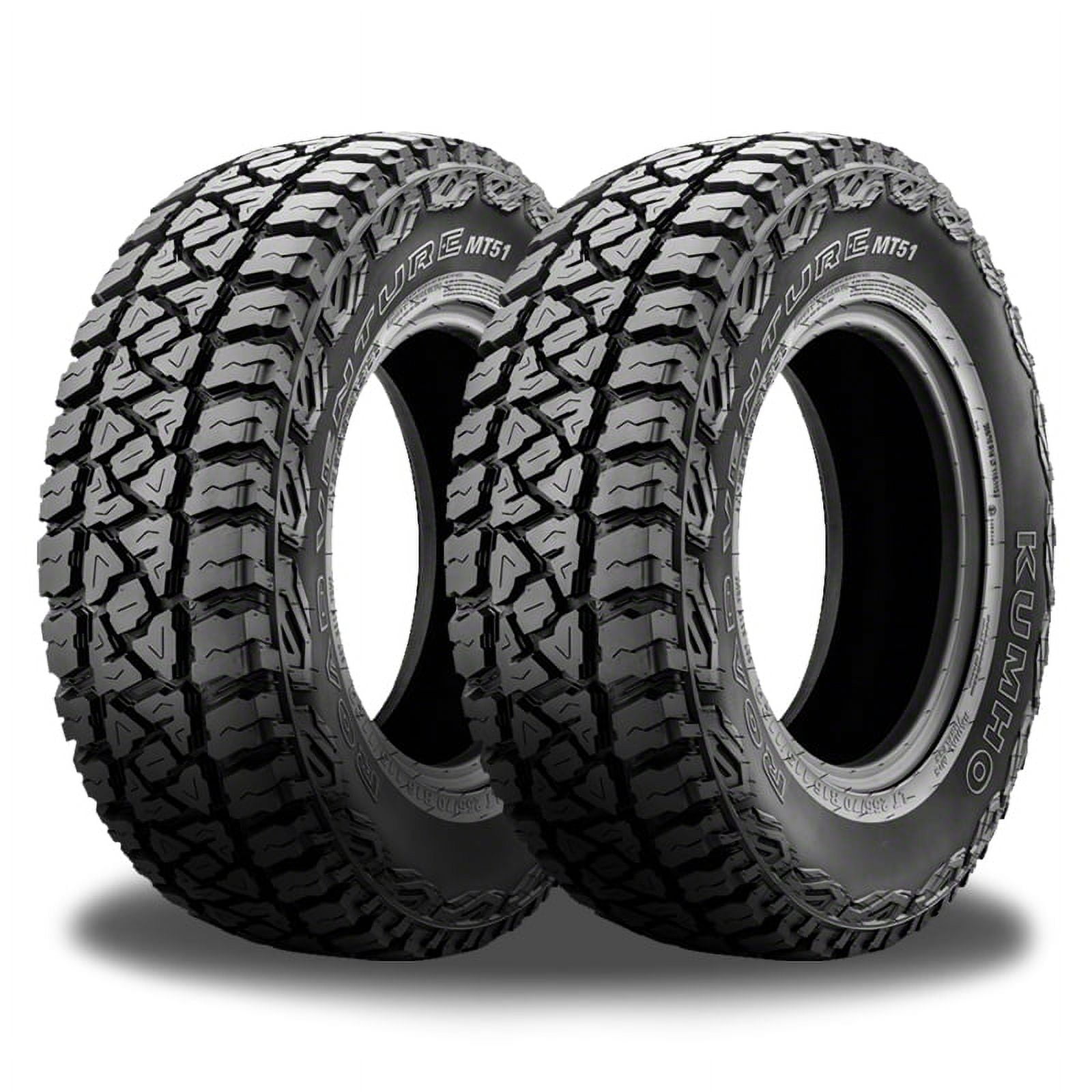 4 Kumho Road Venture MT51 LT 245/75R16 120/116N E/10 Max Traction M/T