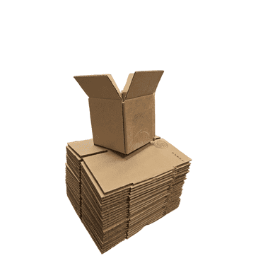 4"L x 4" W x 4" H, 25 Pack Tailored Packaging Corrugated Shipping Boxes