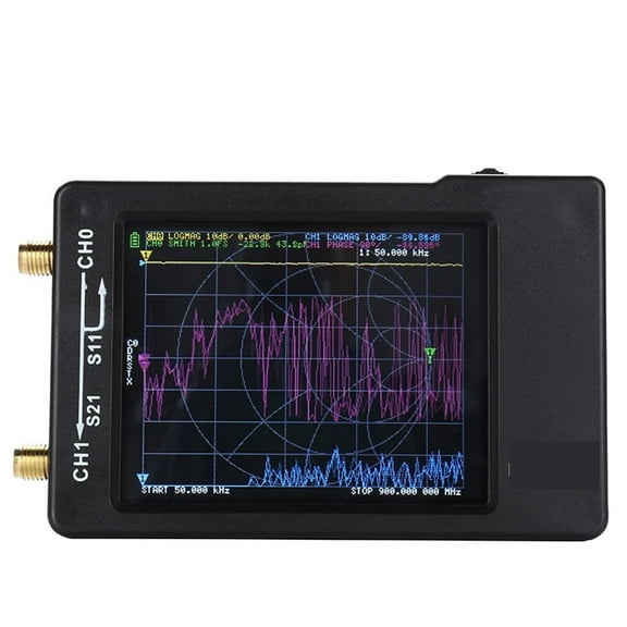 4" LCD 1.5GHz VNA-H HF VHF UHF UV Vector Network Analyzer Antenna Analyzer VNA With SD Card Slot Spectrum Analyzer ,Widely Use