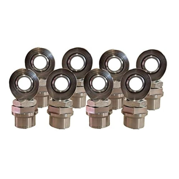 4 LH & 4 RH 1" Bore X 1.50"-12 Shank, 2" ID Bung