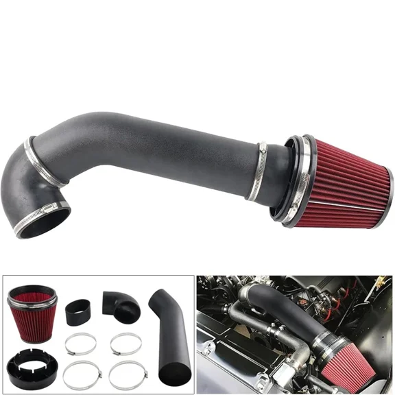 4'' LS Swap Cold Air Intake Kit with Filter Fits for LSX LS1 LS2 LS3 LQ4 LQ9 LY6 4.8L 5.3L 5.7L 6.0L