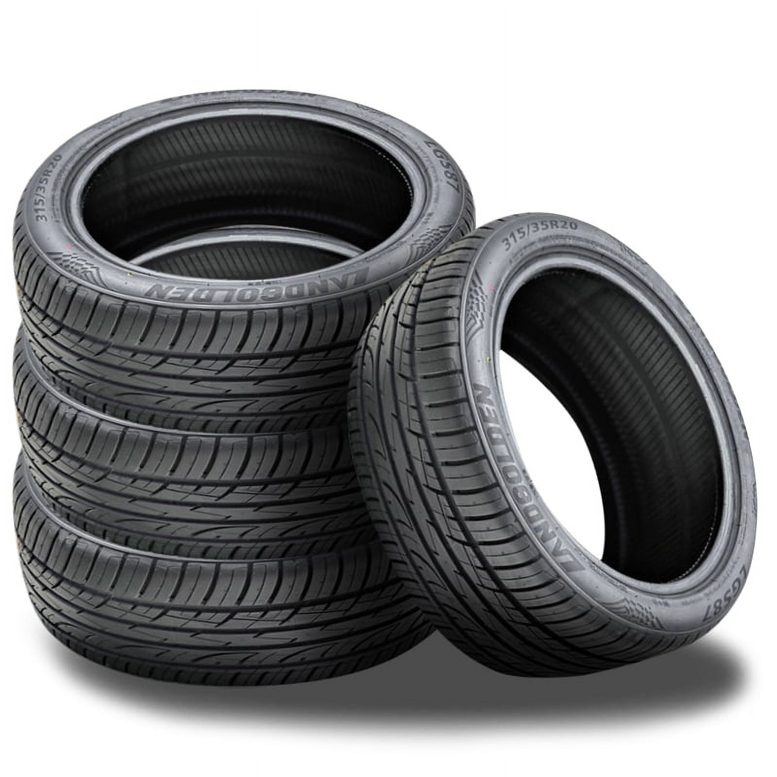 4 Landgolden LGS87 255/30R24 93W XL All Season Tires 50K Mileage ...
