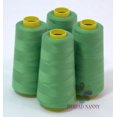 thumbnail image 1 of 4 Large Cones (3000 Yards Each) Of Polyester Threads For Sewing Quilting Serger Pistachio Color From Threadnanny, 1 of 1