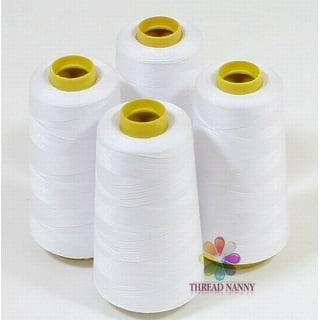 Serger Thread - 4 Cone Set - Polyester Sewing - 2750 Yards -Lt Gold —