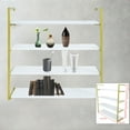 thumbnail image 1 of 4 Layer Floating Wall Shelves Picture Ledge Display Rack Book Hanging Shelves Hanging Wall Floating Shelf Display Rack Plant Holder Book Shelves 4 Layer Floating Wall Shelves Picture Ledge Display, 1 of 12