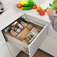 thumbnail image 1 of 4-Layer Kitchen Bamboo Drawer Storage Rack Seasoning Storage Rack Kitchen Storage, 1 of 3