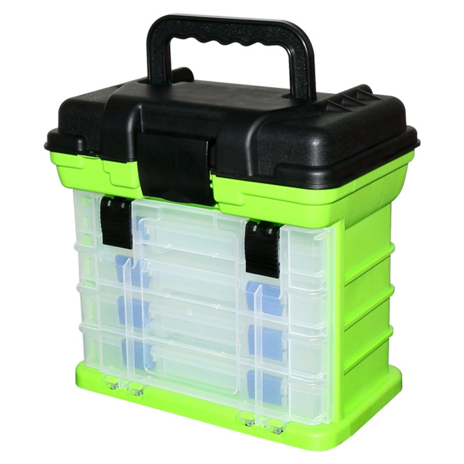 4 Layer Large Capacity Fishing Tackle Box Multifunctional Fishing Accessories Storage Container Box Fishing Baits Case