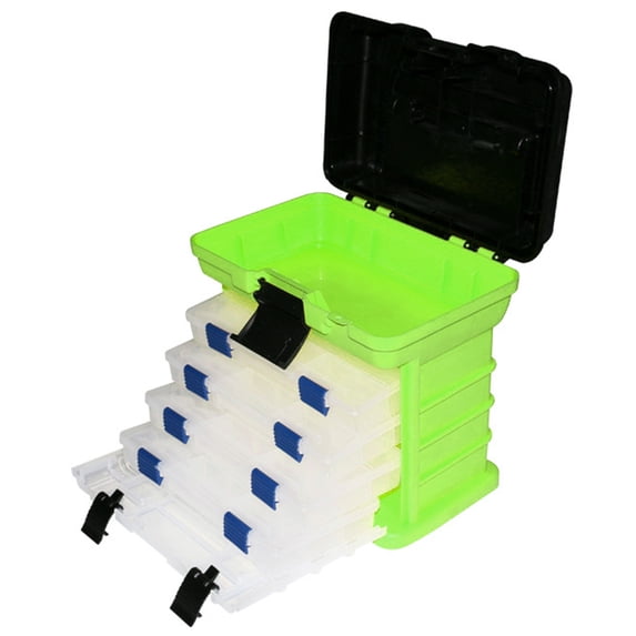 4 Layer Large Capacity Fishing Tackle Box Multifunctional Fishing Accessories Storage Container Box Fishing Baits Case