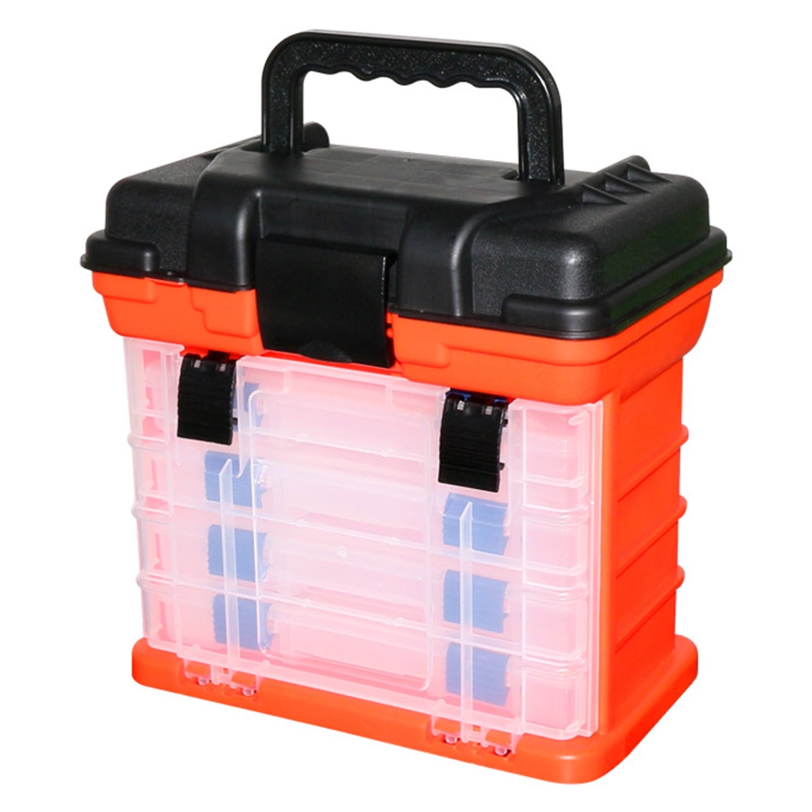 4 Layer Large Capacity Fishing Tackle Box Multifunctional Fishing Accessories Storage Container Box Fishing Baits Case