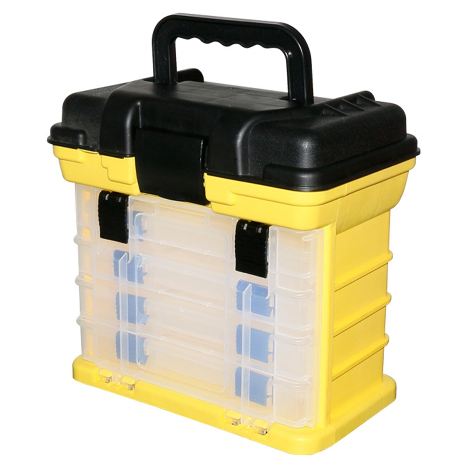 4 Layer Large Capacity Fishing Tackle Box Multifunctional Fishing Accessories Storage Container Box Fishing Baits Case