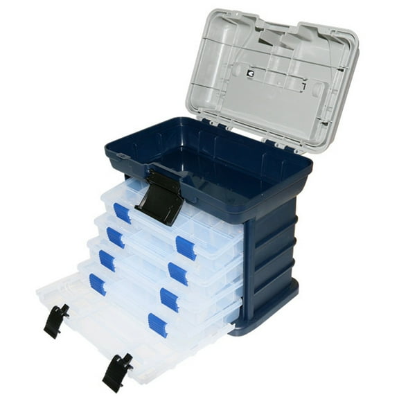 4 Layer Large Capacity Fishing Tackle Box Multifunctional Fishing Accessories Storage Container Box Fishing Baits Case