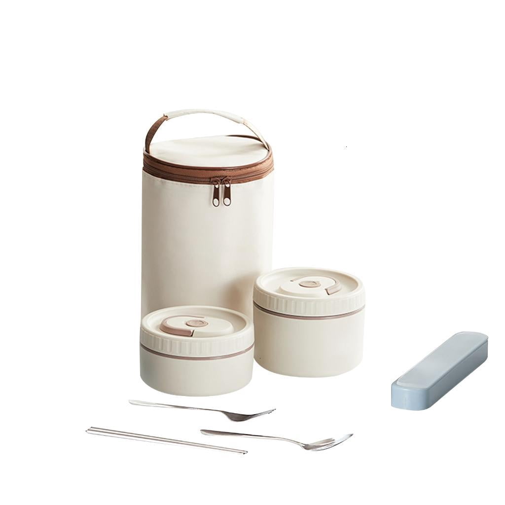4 Layer Stackable Food Storage Container 304 Steel Leak Proof Lunch Box ...