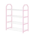 thumbnail image 1 of 4 Layer Stackable Shoe Rack, Wardrobe and Entryway Shoe Storage Organizer, Space Saving Shoe Shelf for Closet, Bedroom, and Entrance Hall, 1 of 8