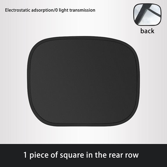 4-Layer Sun Shade Cover For Car Side Window Ultra-Light Electrostatic Curtains Sun Protection For Baby 99.9% UV Blocker