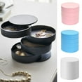 4 Layers Rotating Makeup Organizer Cosmetic Box Holder Jewelry Storage