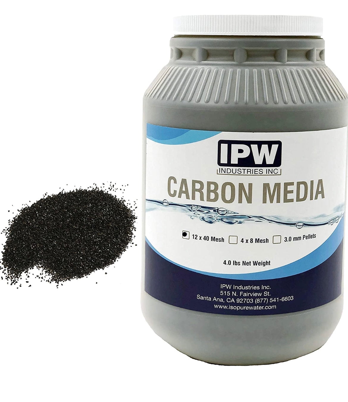 4 Lbs Bulk Water Filter-Air Filter Refill Coconut Shell Granular Activated Carbon Charcoal
