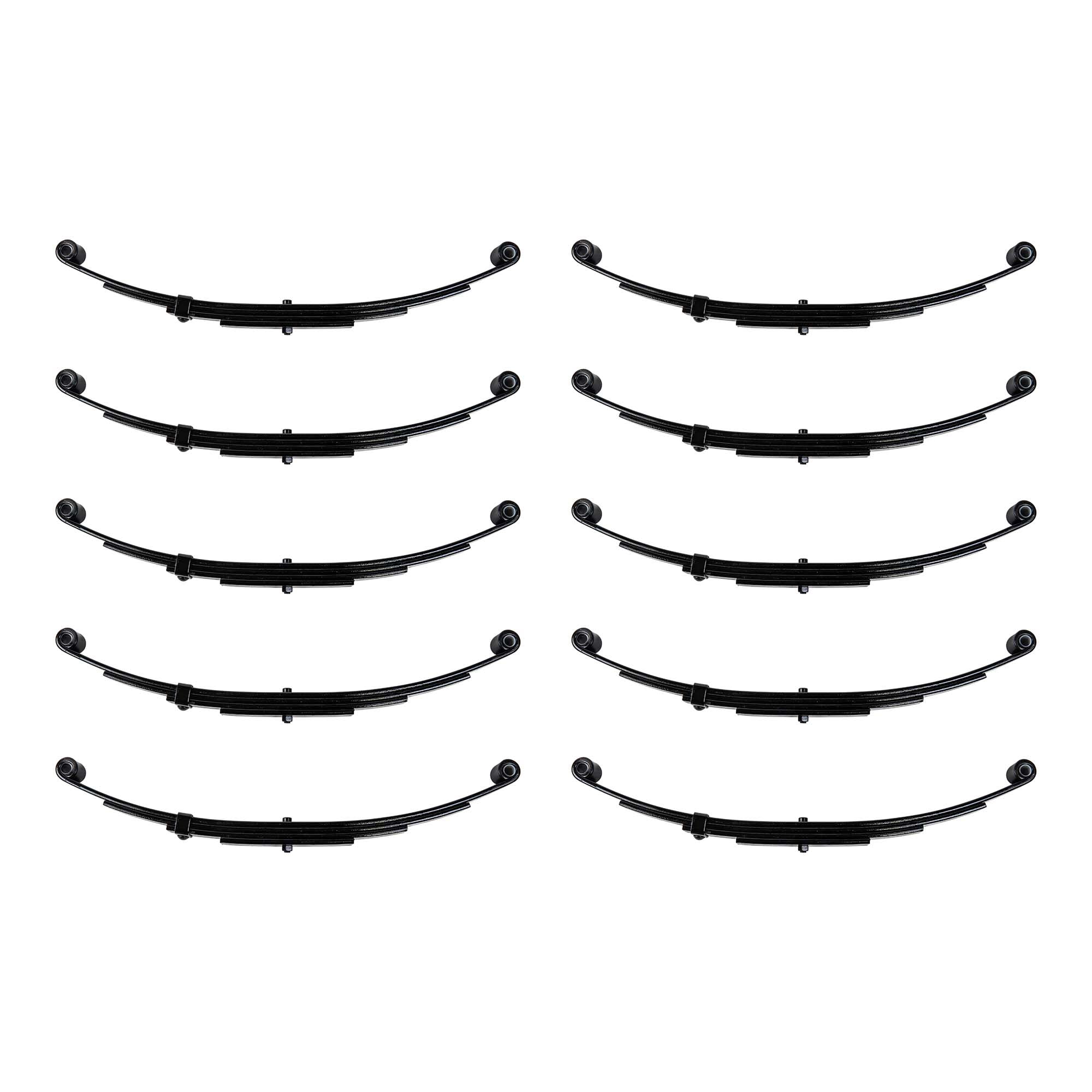 PR427 Double Eye 4 Leaf Spring For 3,000 Lb Trailer Axles - 27" Long - 2 Pack Ha - Foto 2