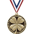 thumbnail image 1 of 4 Leaf Clover Medals, 2" Gold Diecast 4 Leaf Clover Medal Award 20 Pack, 1 of 2