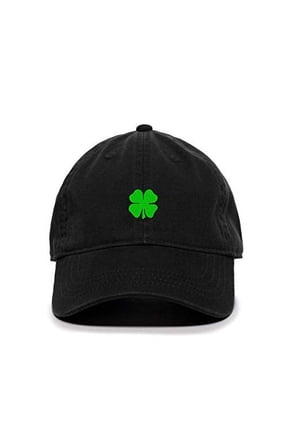4 Leaf Clover Shamrock Baseball Cap Embroidered Cotton Adjustable Dad Hat