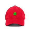 thumbnail image 1 of 4 Leaf Clover Shamrock Baseball Cap Embroidered Cotton Adjustable Dad Hat, 1 of 1