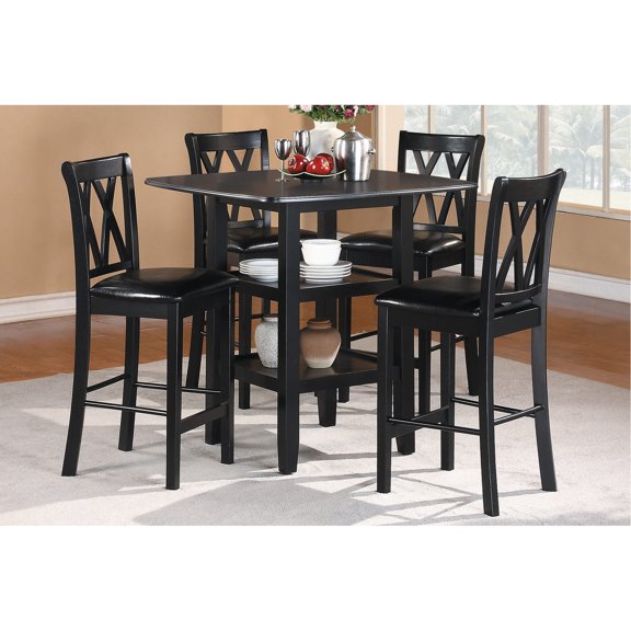 4 - Leg Table Base - Double X - back Style - Dining Setup - Five - Piece Package