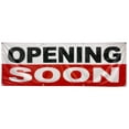 thumbnail image 1 of 4 Less Co 2x6 Feet Opening Soon Banner Sign Fabric Polyester with Grommets wrb, Medium, Red, 1 of 2
