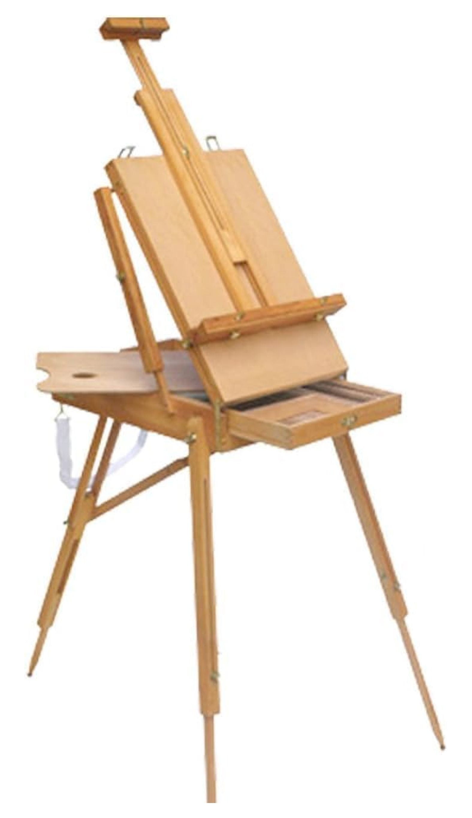 4 Less French Easel Wooden Sketch Box Portable Folding Art Artist