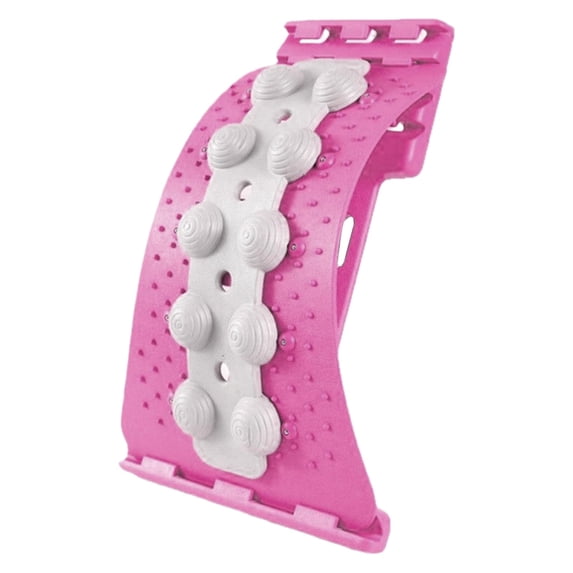4-Level Adjustable Back Stretcher, Lumbar Board for Spinal Correction Muscle Relief, Manual Massager for Shoulder Nerve Relaxation Slouching Prevention, 36.5x26cm