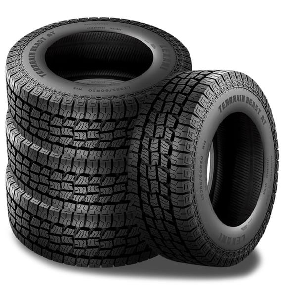 4 Lexani Terrain Beast AT 235/80R17 120/117S 10 Ply All Terrain Tire 50K Mileage LXSTAT1780010 / 235/80/17 / 2358017