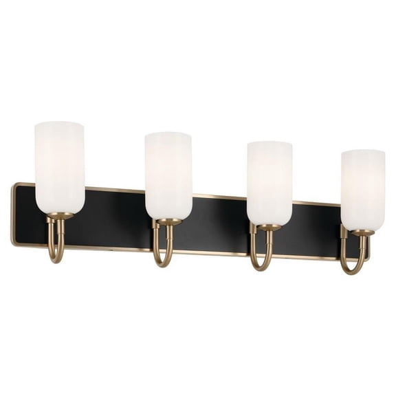 4 Light Bath Vanity-10.25 inches Tall and 32 inches Wide-Champagne Bronze Finish Bailey Street Home 147-Bel-5016834