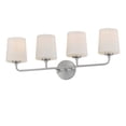 thumbnail image 1 of Bristol 4 - Light Satin Nickel / Silver Modern / Transitional Incandescent Glass And Steel, 1 of 4