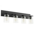 thumbnail image 1 of 4 Light Bath Vanity-9.5 inches Tall and 30 inches Wide-Matte Black Finish Bailey Street Home 183-Bel-5054665, 1 of 1