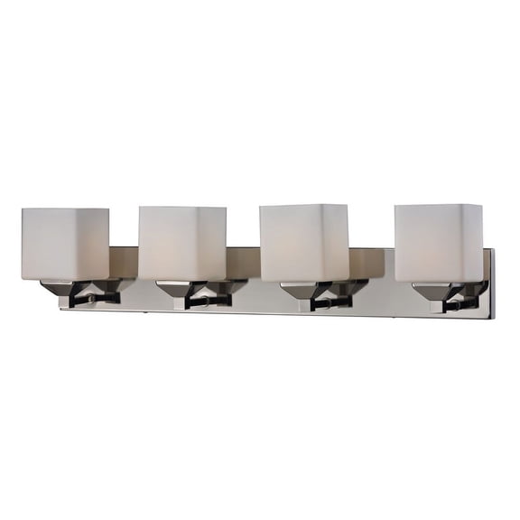 Z-Lite Quube 4 Light Vanity Light in Chrome