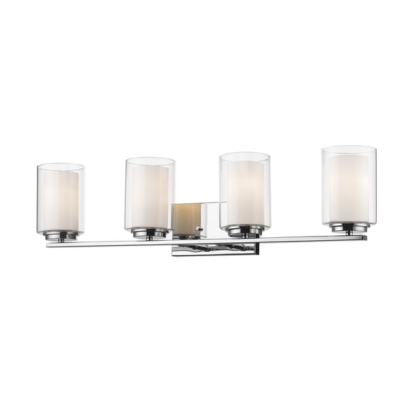 Z-Lite Willow 4 Light Vanity Light in Chrome