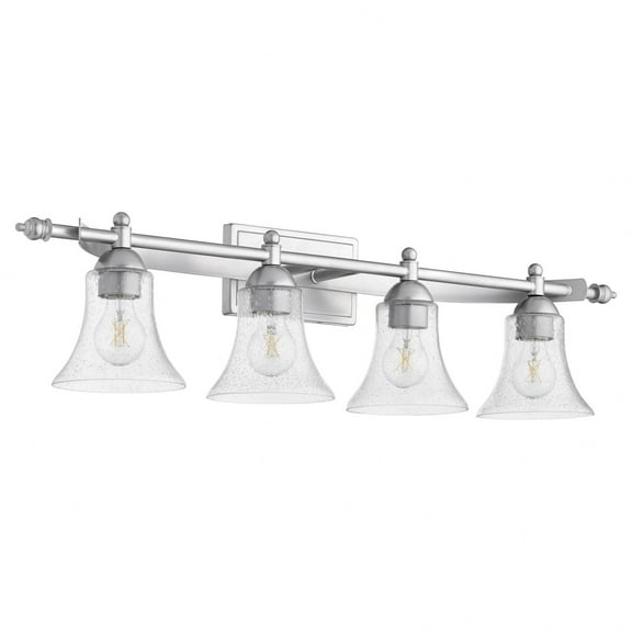 Quorum Lighting Aspen 4-Light Classic Nickel Ceiling Fan