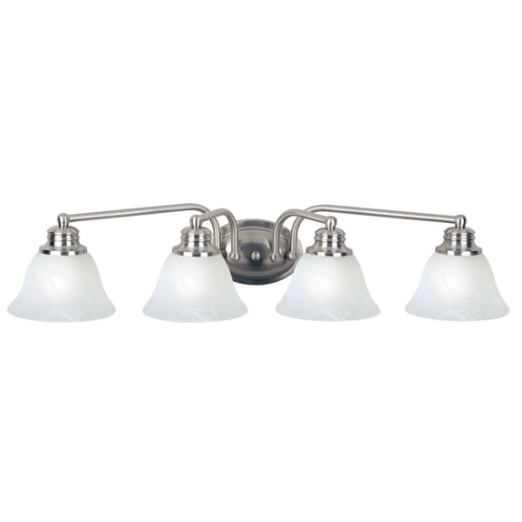 Maxim Lighting - Bath Vanity - Malaga-4 Light Bath Vanity in Transitional