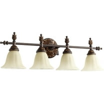 5157-4-44-Quorum Lighting-Rio Salado - 4 Light Bath Vanity in Transitional style - 32 inches wide by 10 inches high